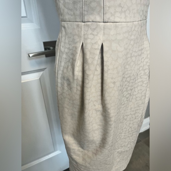 Banana Republic cream leopard sheath dress size xs item 07-37 - Picture 7 of 11